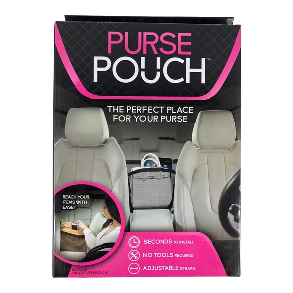 🆕 As Seen on TV Purse Pouch for Vehicles To Keep Handbags Off Floor & Secure - Picture 1 of 9
